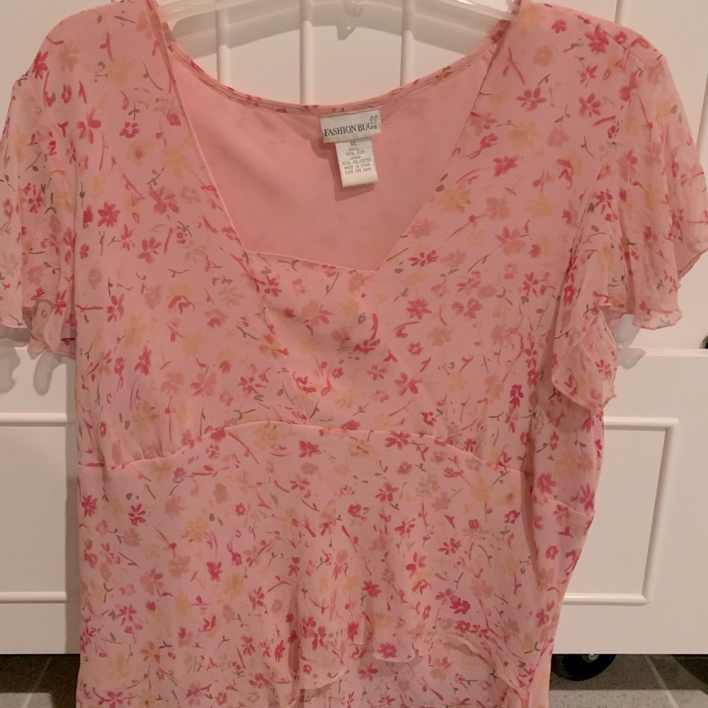 Sheer layered top